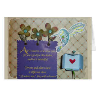 Hummingbird of Hafiz Cards