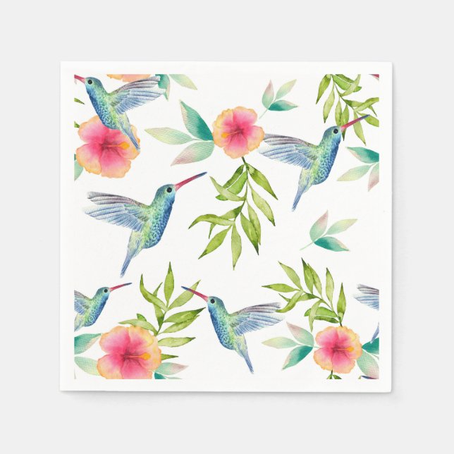 Hummingbird Paper Napkins (Front)