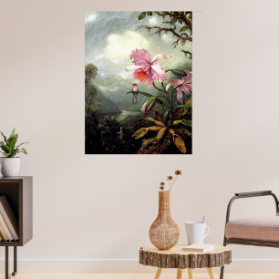 Hummingbird Perched, fine art, Poster