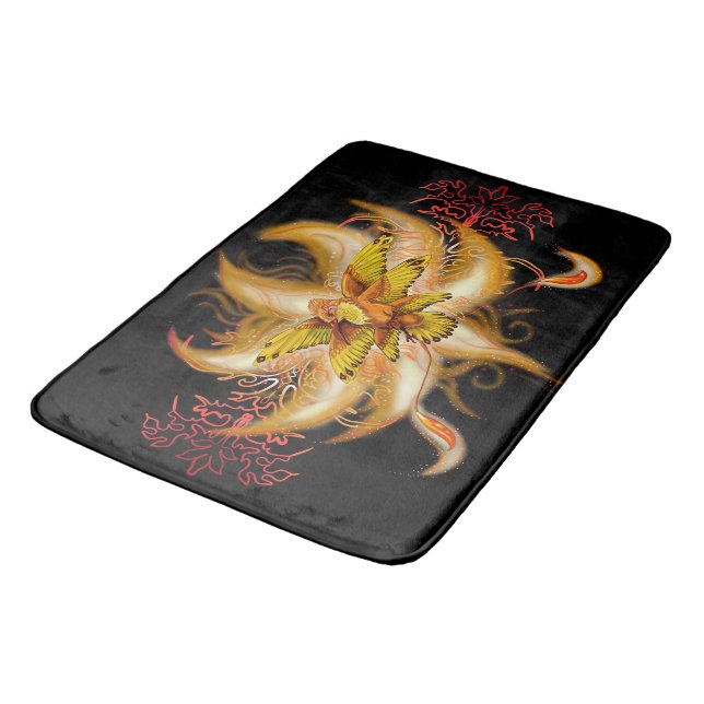 Hummingbird Pheonix Bath Mat (Angled)