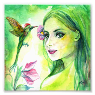 Hummingbird Photo Print