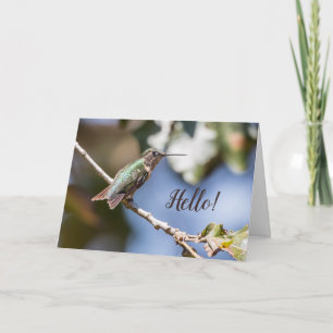Hummingbird Photography Friendship Card