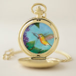 Hummingbird  pocket watch