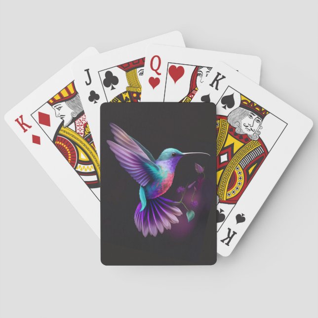 Hummingbird Poker Cards (Back)