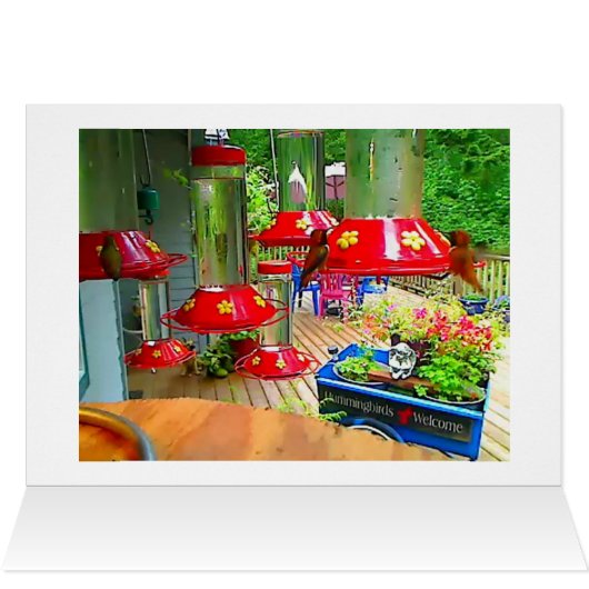 Hummingbird Porch Card (Inside Horizontal (Top))