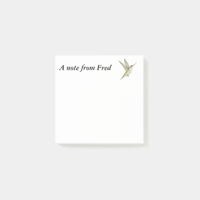 Hummingbird Post-it Notes (Front)