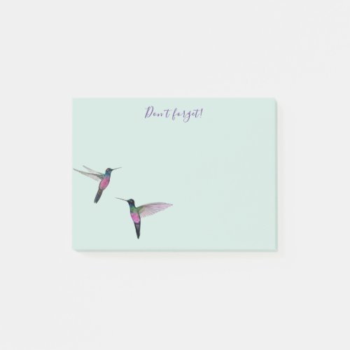 Hummingbird Post_it Notes