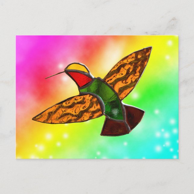 HUMMINGBIRD POSTCARD (Front)
