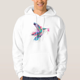 Hummingbird Ribbon Breast Cancer Awareness Hoodie