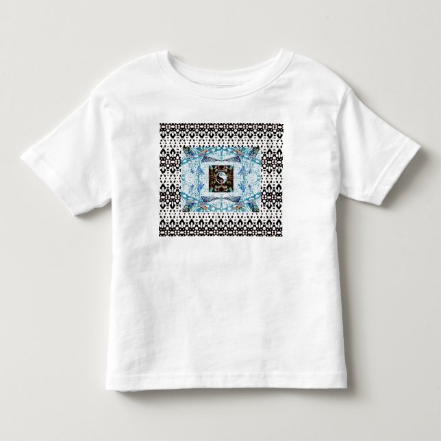 Hummingbird Rings and Yin Yang Design Toddler T-shirt (Front)