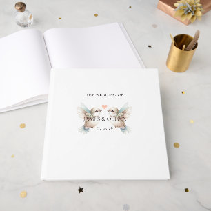 Hummingbird Romance Adorable Wedding Guest Book