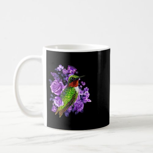 Hummingbird Rose Flowers Spring Lover Coffee Mug
