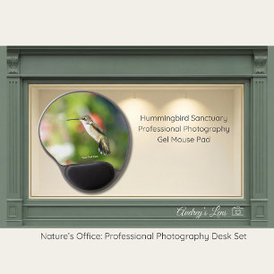 Hummingbird Sanctuary Professional Photography  Gel Mouse Pad