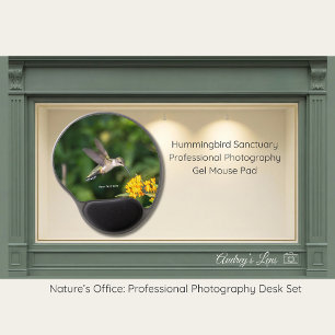 Hummingbird Sanctuary Professional Photography  Gel Mouse Pad