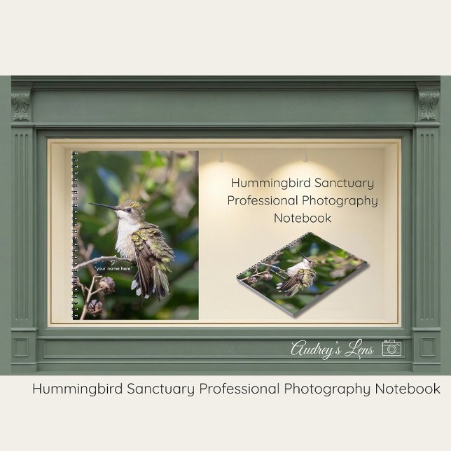 Hummingbird Sanctuary Professional Photography  Notebook (Creator Uploaded)