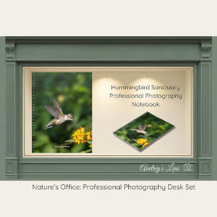 Hummingbird Sanctuary Professional Photography  Notebook