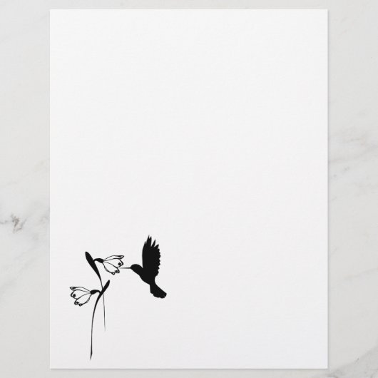 Hummingbird Silhouette (Front)