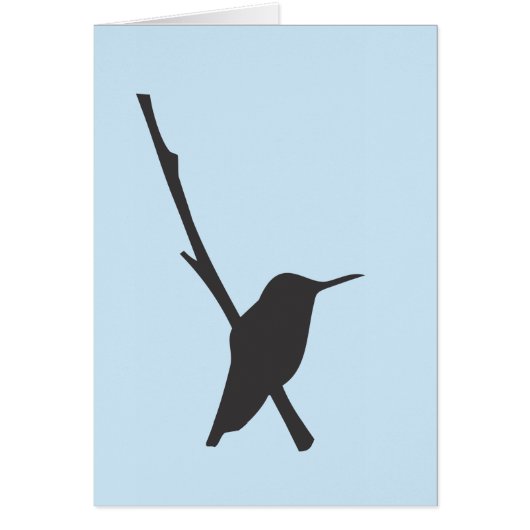 Hummingbird Silhouette Cards (Front)
