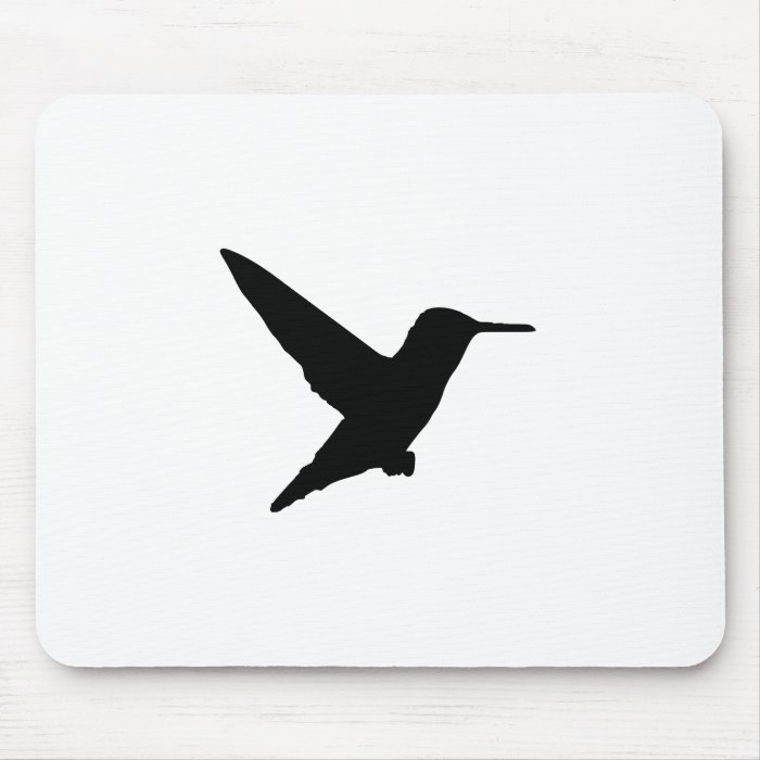 Hummingbird Silhouette Mousepads