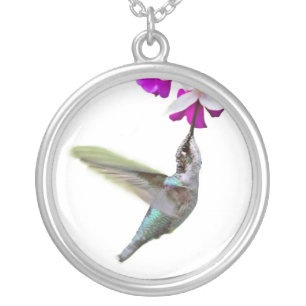 Hummingbird Silver Plated Necklace