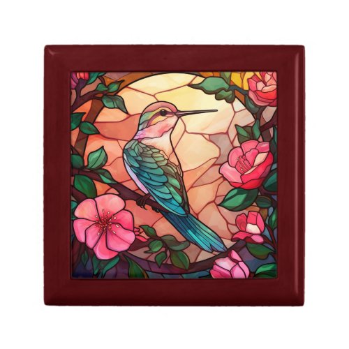Hummingbird Stained Glass Series Gift Box