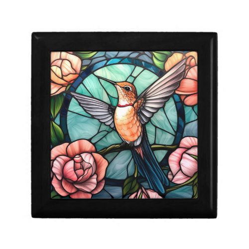 Hummingbird Stained Glass Series Gift Box