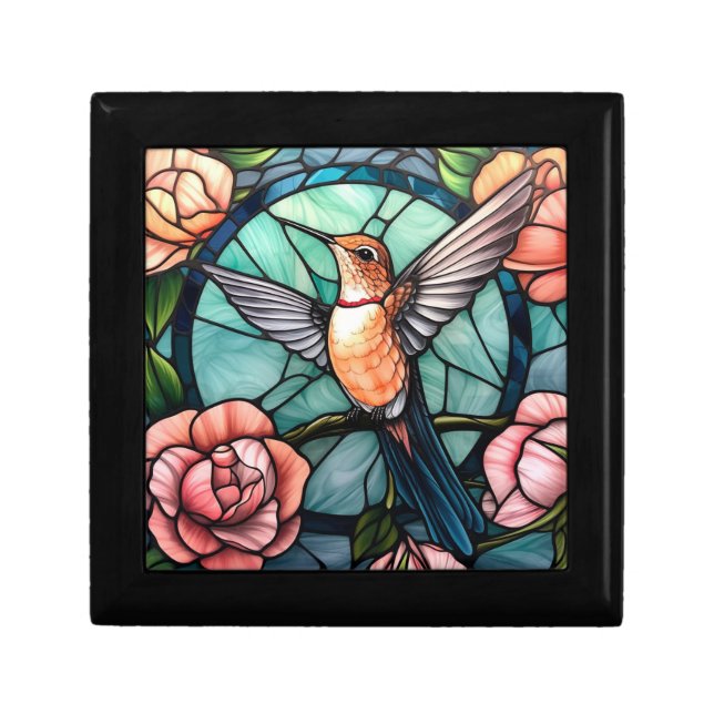 Hummingbird Stained Glass Series Gift Box (Front)