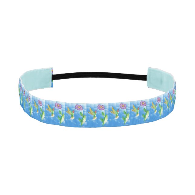 Hummingbird:  Stylized Athletic Headband (Front)