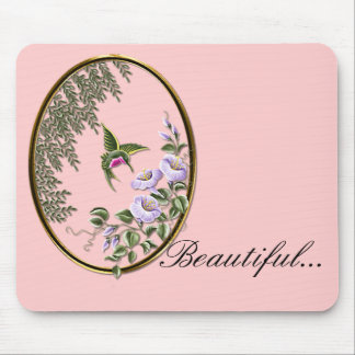 Hummingbird Suncatcher Design Mousepad