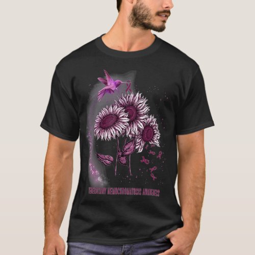 Hummingbird Sunflower Hereditary Hemochromatosis A T_Shirt