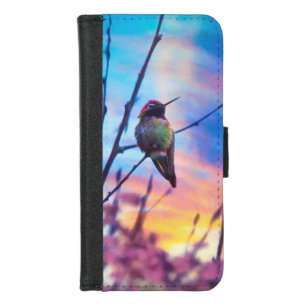 HUMMINGBIRD SUNRISE GLORY iPhone 8/7 WALLET CASE