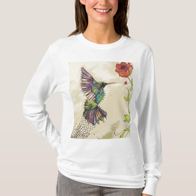 Hummingbird Sweatshirt T-Shirt (Front)