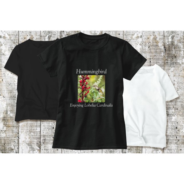 Hummingbird T-Shirt Cardinal Flower (Creator Uploaded)