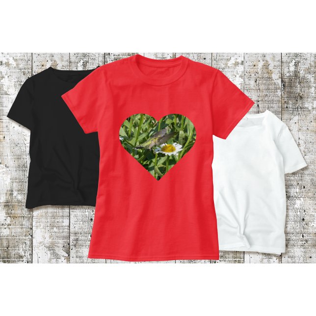 Hummingbird T-Shirt With a Daisy (Creator Uploaded)