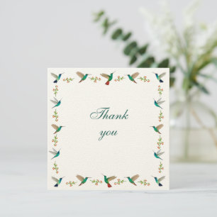 Hummingbird Thank you Note Card