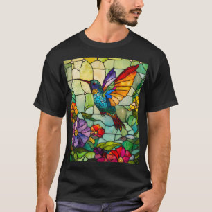 Hummingbird Tiffany-Style Window T-Shirt