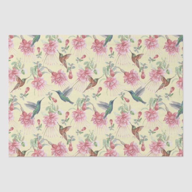 Hummingbird  tissue paper (Front)