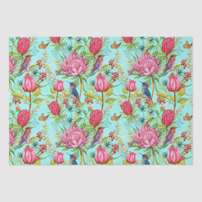 Hummingbird  tissue paper (Front)