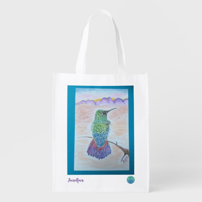 Hummingbird Tote (Front)