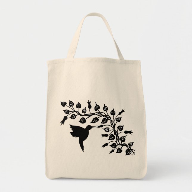 Hummingbird Tote Bag (Front)