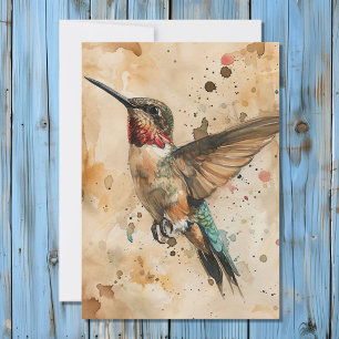 Hummingbird Totem Spirit Animal Meaning Card