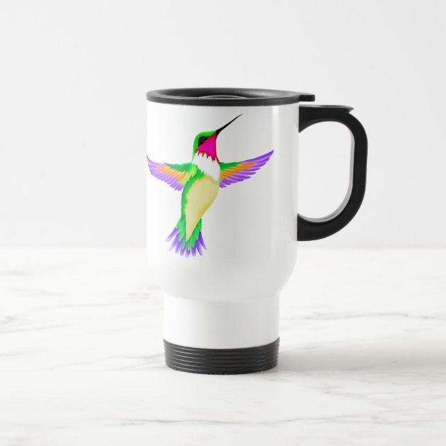 Hummingbird travel mug (Right)