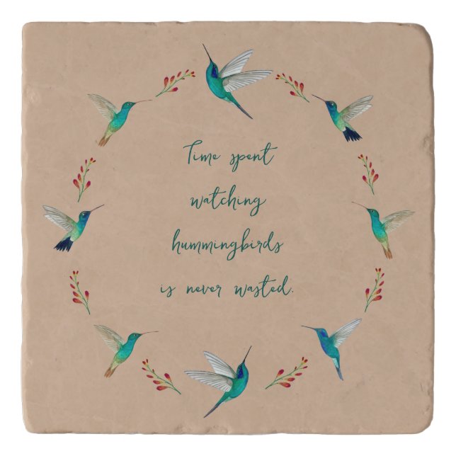 Hummingbird Trivet (Front)