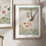 Hummingbird Vintage Chinoiserie Floral Decoupage Tissue Paper