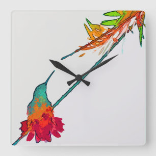 Hummingbird Wall Clock