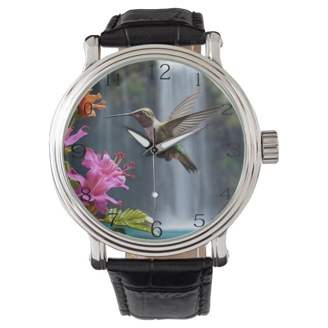 Hummingbird Waterfall Park, Mens Watch (Front)