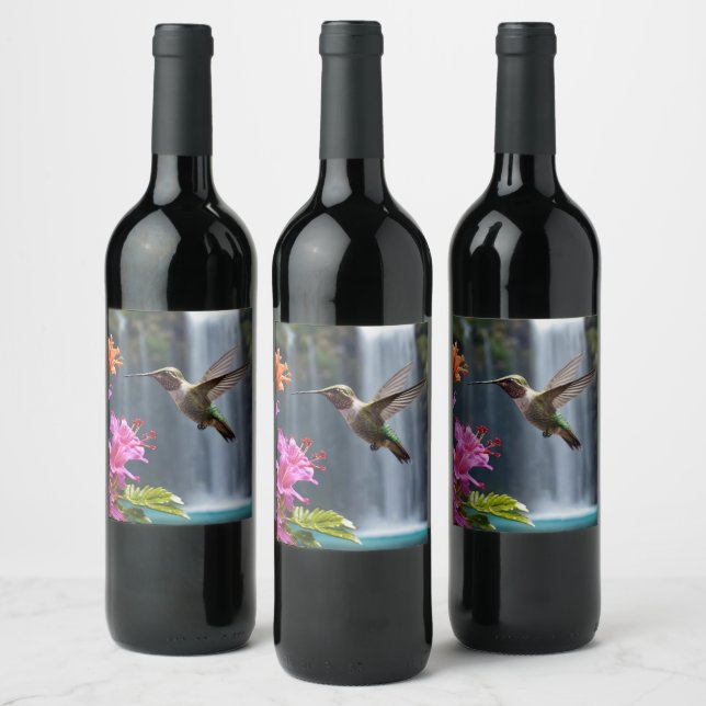 Hummingbird Waterfall Park,  Wine Label (Bottles)