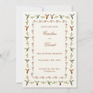 Hummingbird Wedding Save the Date