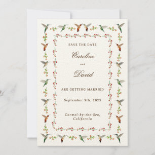 Hummingbird Wedding Save the Date