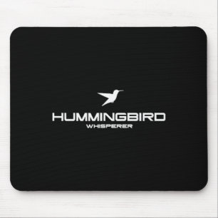 Hummingbird Whisperer Shirt Hummingbird Gift Men W Mouse Pad